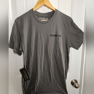 Rank 45 Men's Medium Southwestern Rider Horse Short Sleeve Graphic T-Shirt Rodeo